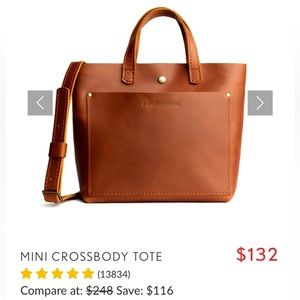 Portland leather mini crossbody